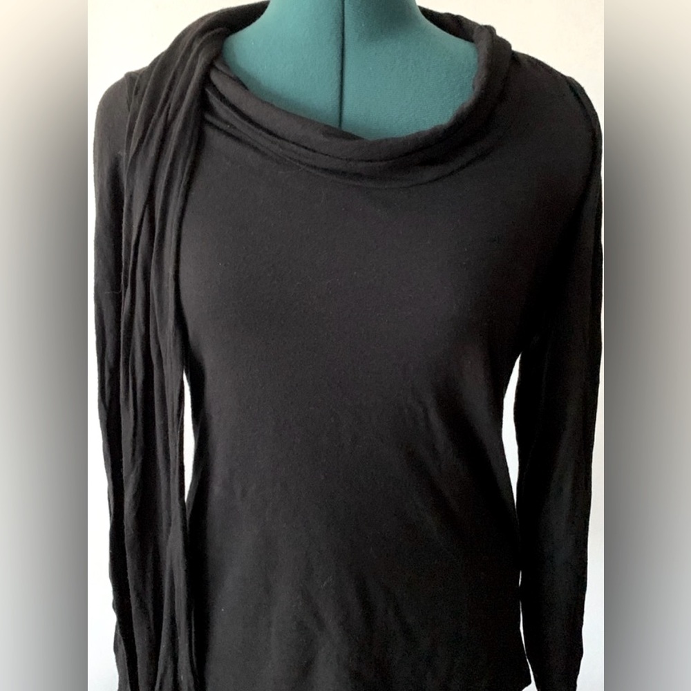 Ann Taylor. Black long sleeve top.